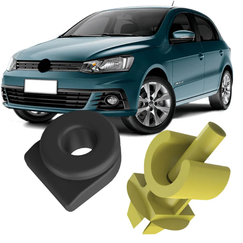 Kit Grampos Presilhas Suporte Para Haste Vareta Capo Gol G7 2016 2017 2018