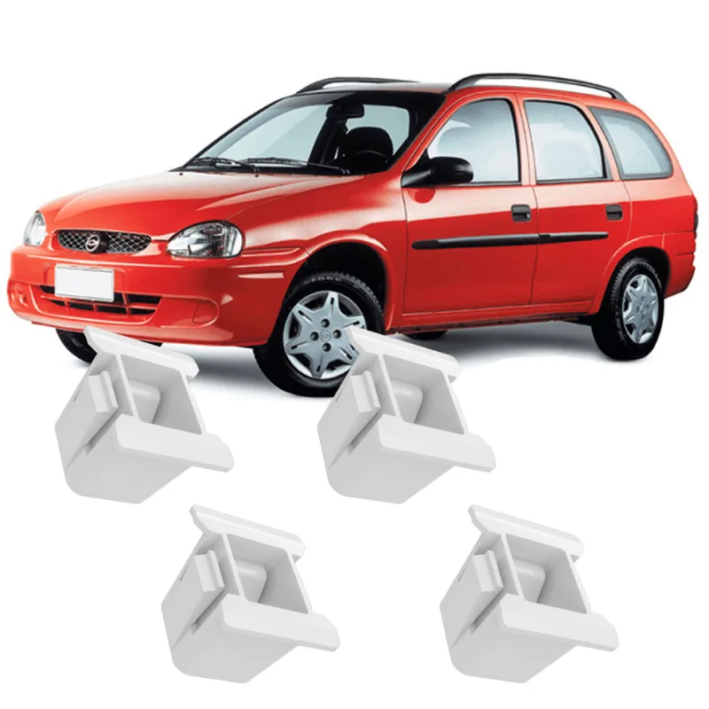 Kit 4 Buchas Presilhas Grampos Para Fixacao Farol Corsa Wagon 97 98 99 2000 2001 2002
