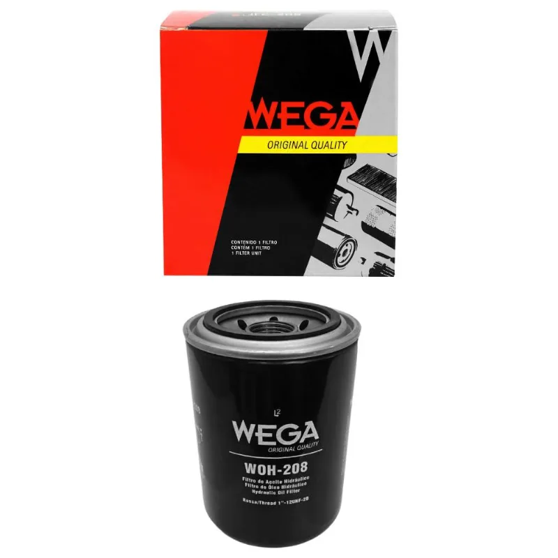 Filtro Óleo Hidráulico 212 287C 297C Wega WOH-208