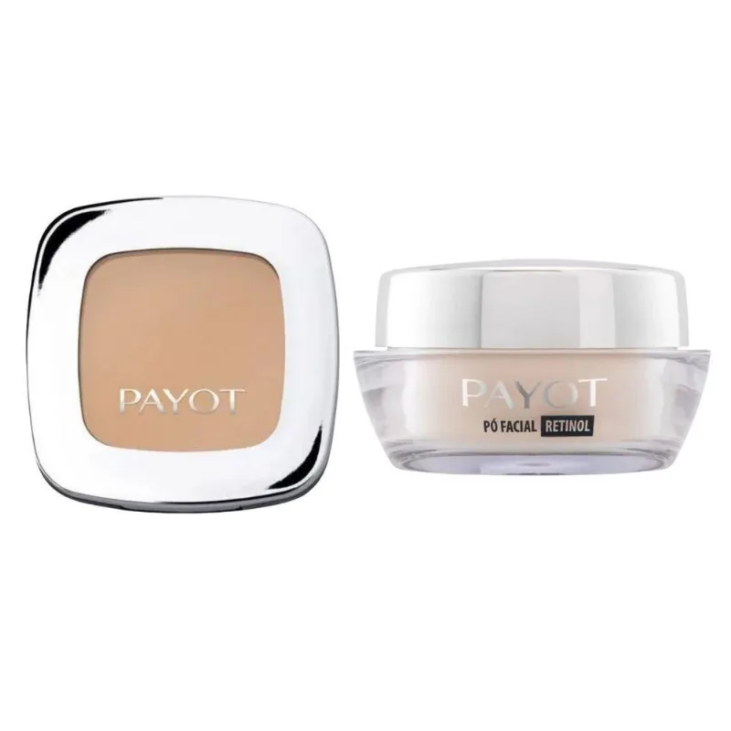 Kit Payot Pó Compacto Retinol Cor 40 + Pó Solto Translucido