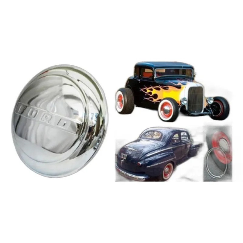 Calota Cromada Para Ford F1 F100 F1000 Hot Rod - 1 Peça