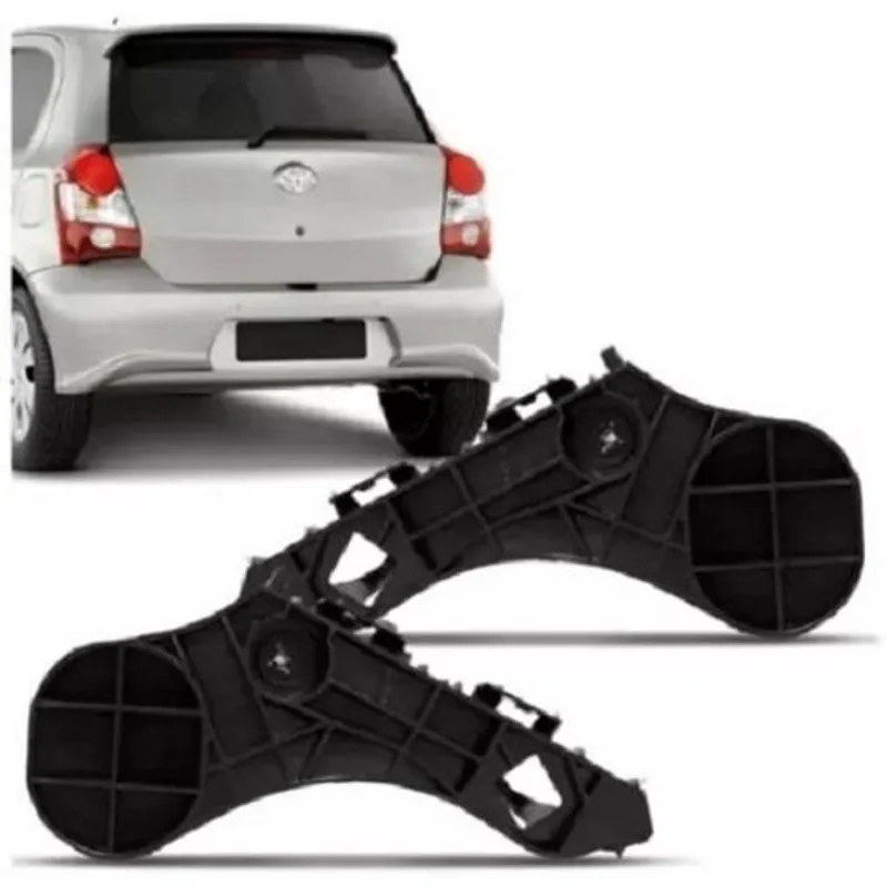 Par Guia Parachoque Traseiro Etios Hatch 2013 14 15 16 2017