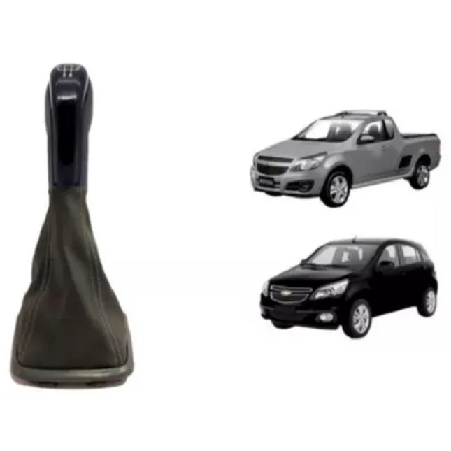 Coifa Manopla Bola Preta Câmbio Agile 2010 2014 - Não Disponível - Automotivo