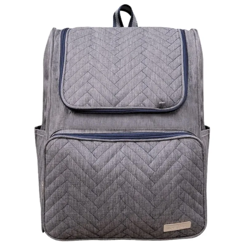 Mochila Maternidade Mave Baby Menino Menina Pratic Cinza e Marinho