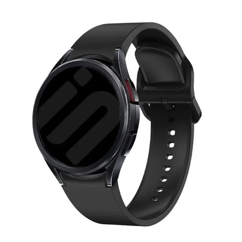 Pulseira Silicone Preta Advanced Technology SAM Watch 6