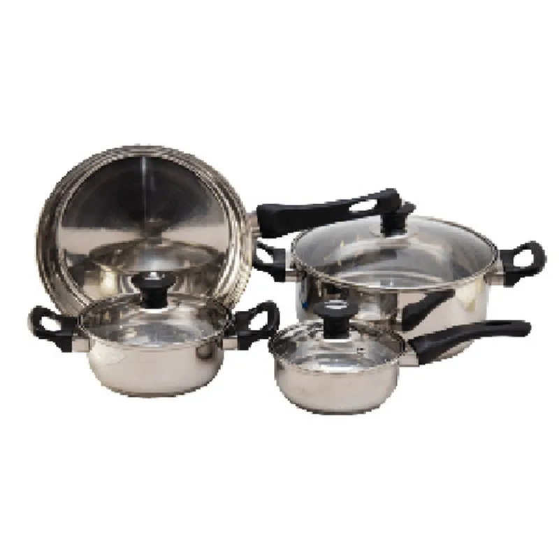 Conjunto de Panelas Krea Inox 181 4 Peças