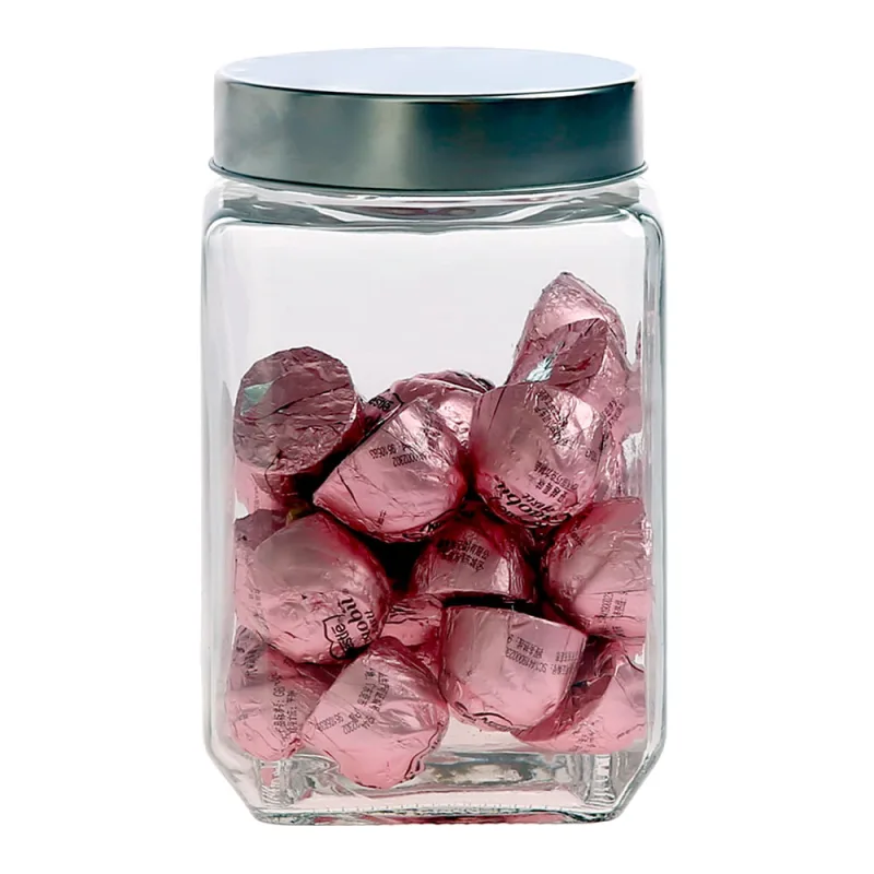 Pote Krea Vidro com Tampa Metal 750ml - Krea - Utilidades E Casa