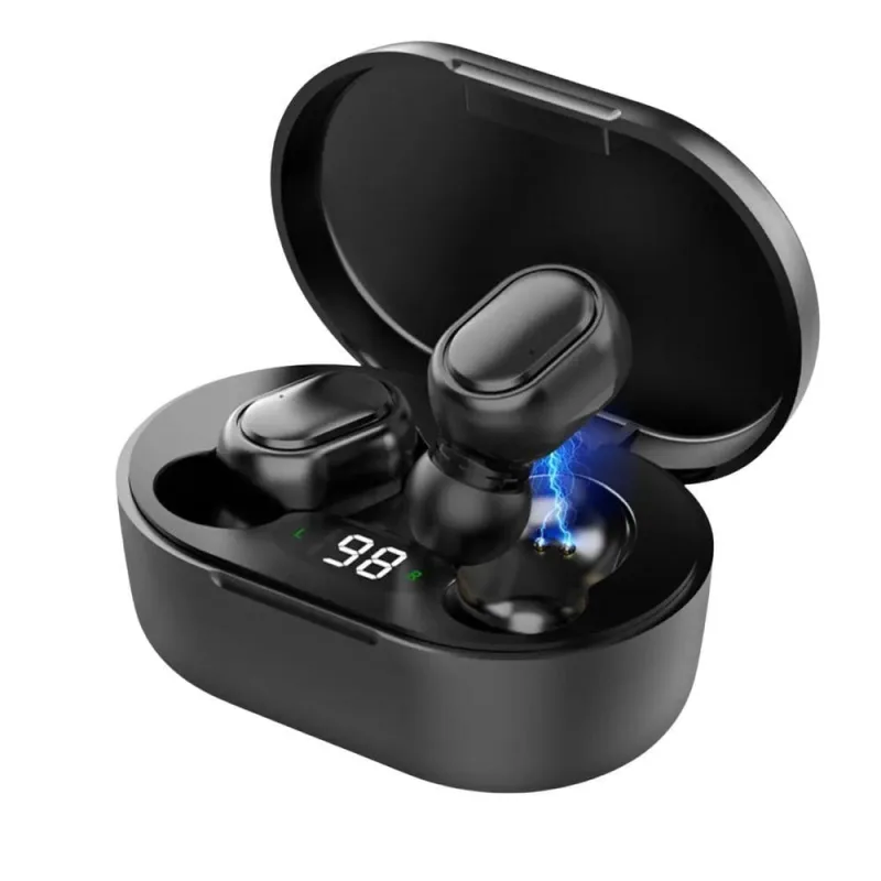 Fone de Ouvido Bluetooth MDM Dots sem Fio com Microfone e Case 10M Preto - MDM - Agro