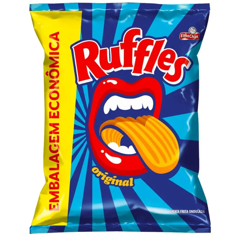 Biscoitos Salgadinhos Batata Ruffles Original 17g - Elma Chips