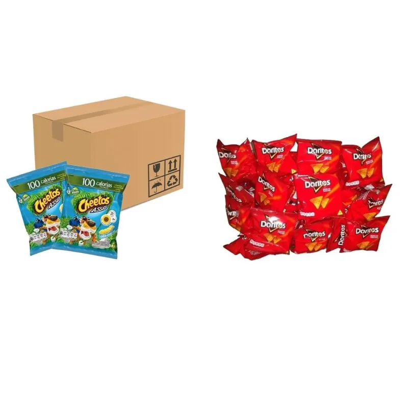 Elma Chips Doritos + Cheetos requeijão Caixa c/ 60un total