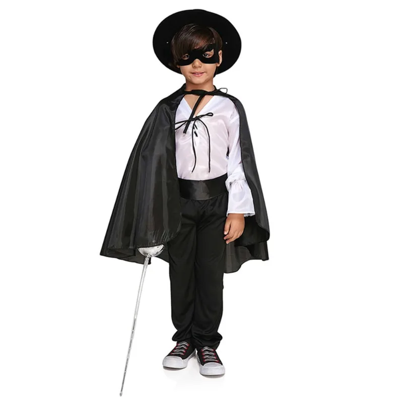 Fantasia Capa de zorro infantil vampiro bruxo ou bruxa