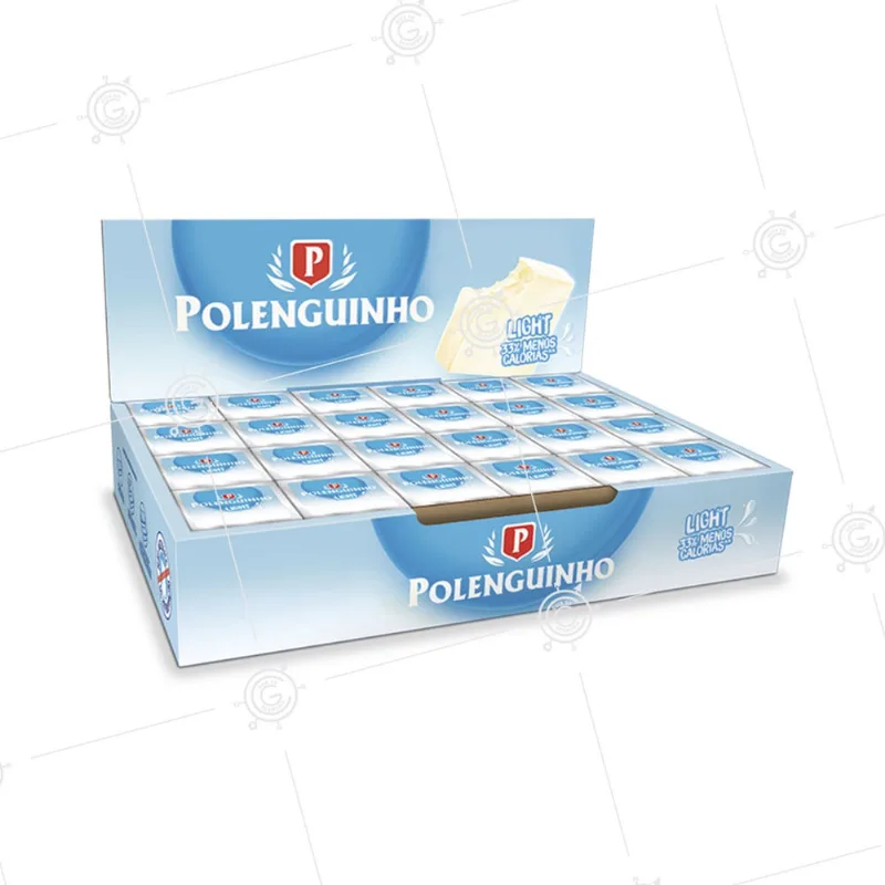 Caixa 72 unidades Polenguinho light Queijo Processado -17g cada