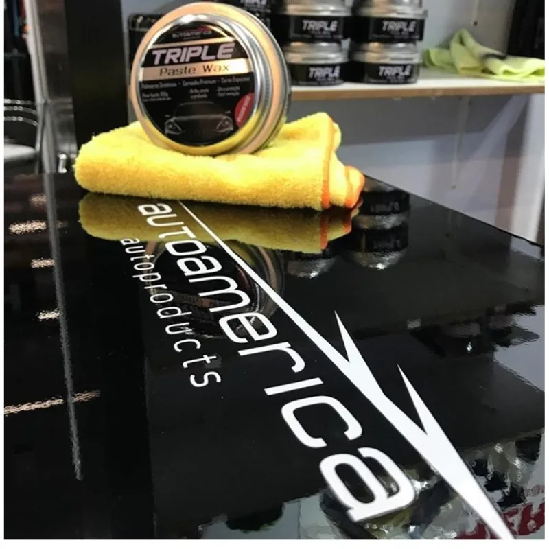 Cera De Carnauba Triple Auto America Proteção Polimento Original 300g
