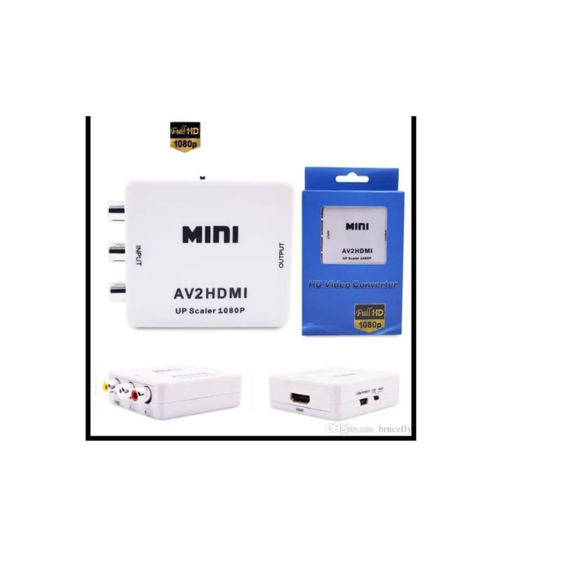 Mini Conversor De Multimídia Av2 Para Hdmi