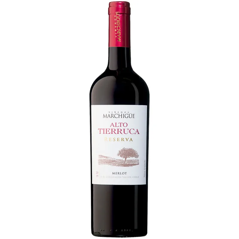 Viñedos Marchigüe Alto Tierruca Reserva Merlot Chileno Vinho Tinto 750ml - Alto Tierruca