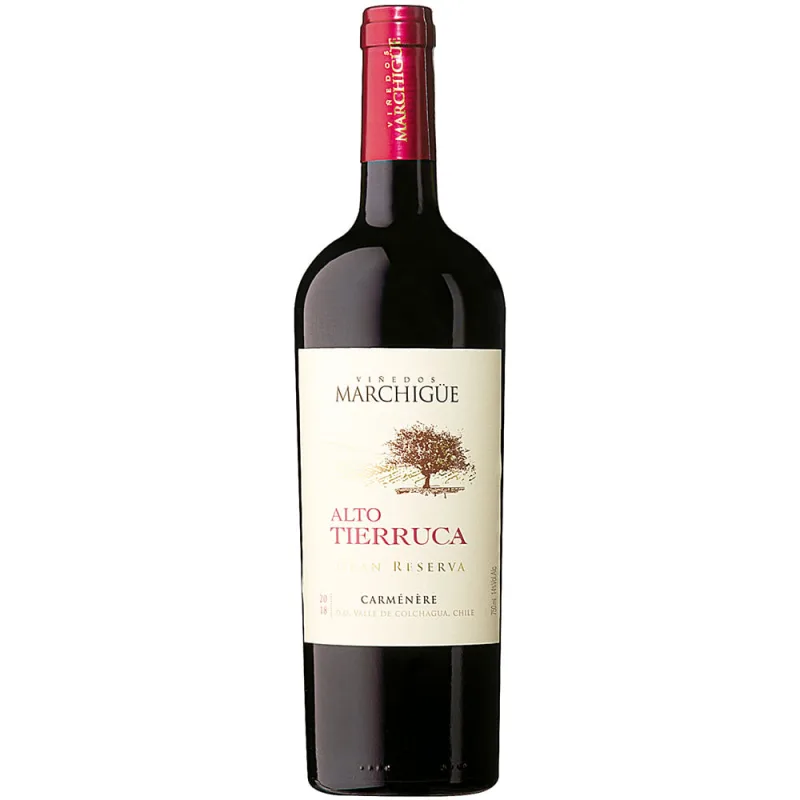 Viñedos Marchigüe Alto Tierruca Carménère Gran Reserva Chileno Vinho Tinto 750ml - Alto Tierruca