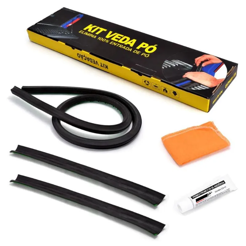 Kit Veda Pó Vedação Caçamba Tampa Traseira S10 2000 2001