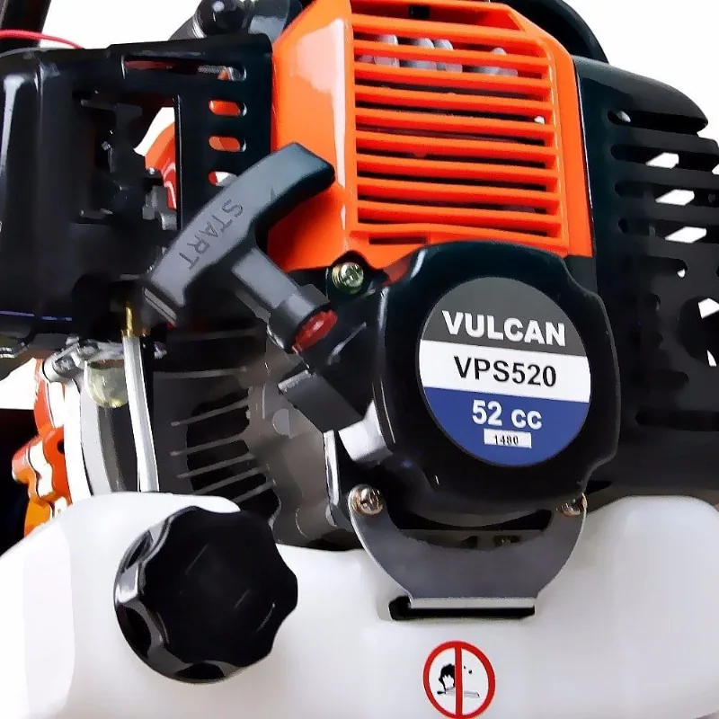 Perfurador de Solo Gasolina 52cc + Broca 80x20 Vulcan Vps520