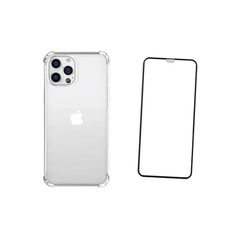 Capa Antiimpacto Íphone 12mini + Pelicula Vidro Temperado 3d