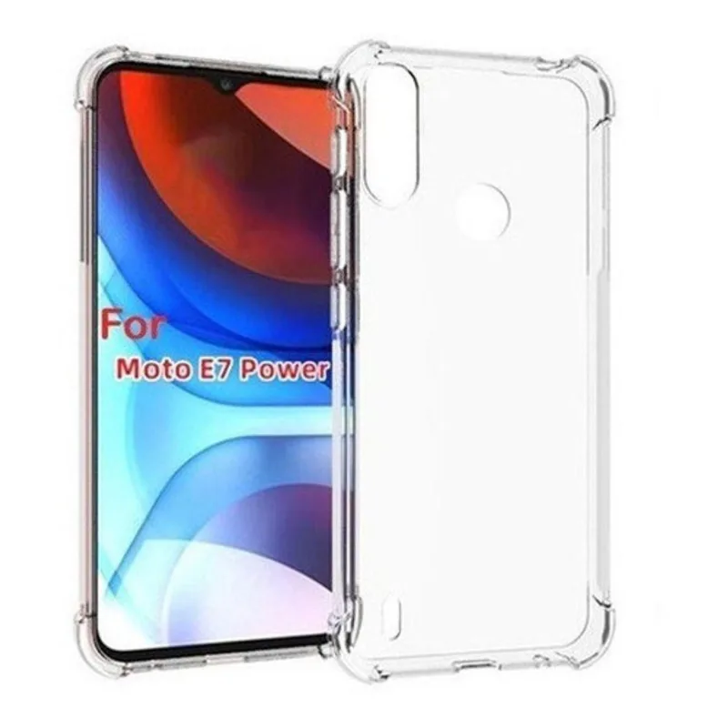 Película Vidro 3d + Capa Anti Impacto Motorola E7 Power