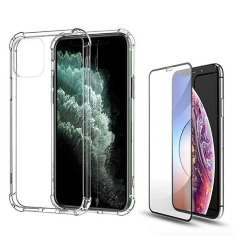 Película De Vidro 3d Íphone 11 Pro + Capa Antiimpacto