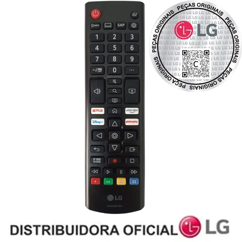 Controle Remoto LG Televisor 43UP7500PSF. AWZ Novo Original