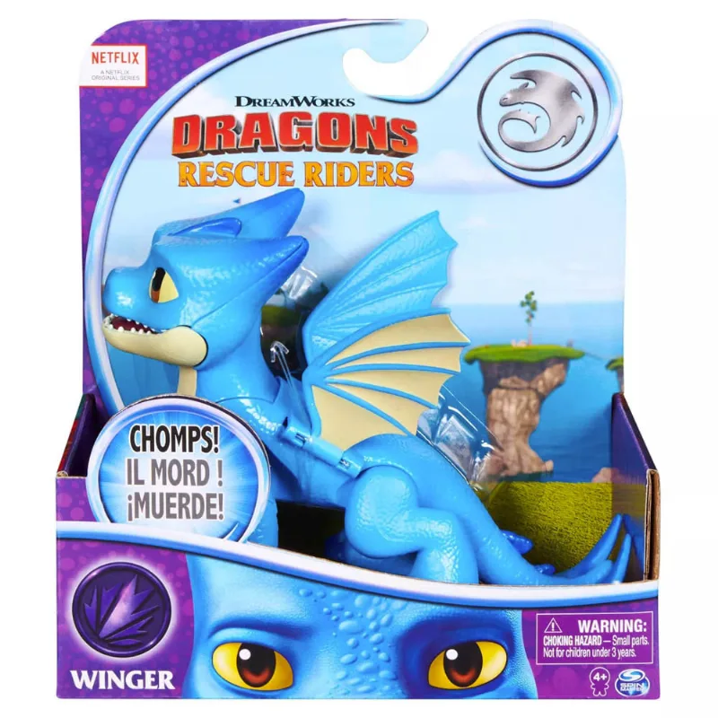 Como Treinar Seu Dragão - Rescue Riders - Winger 12 Cm