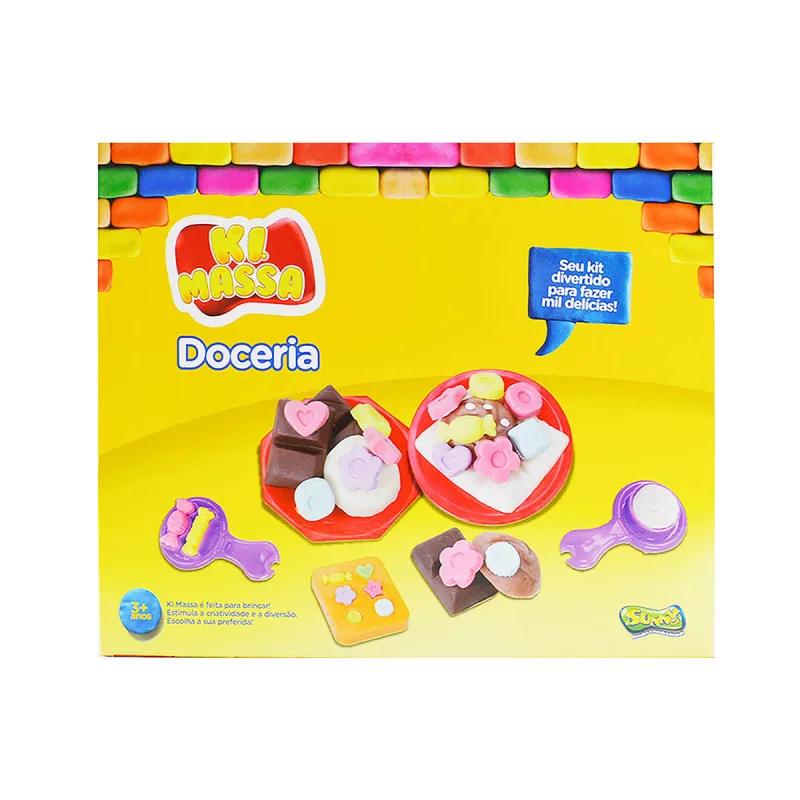 Ki Massa - Massinha Modelar Infantil Doceria - Ki massa - Brinquedos