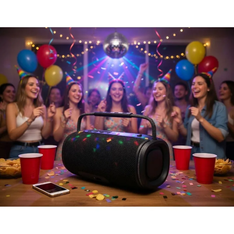Caixa de Som Resistente à Água com Bluetooth 5.2