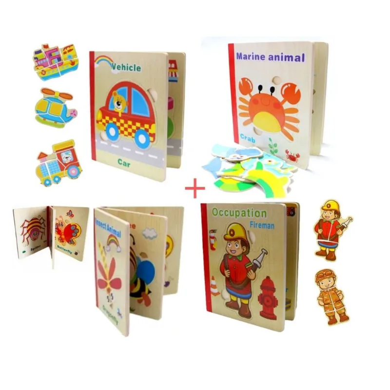 Kit 4 brinquedos educativos com 3 peças para encaixe spider