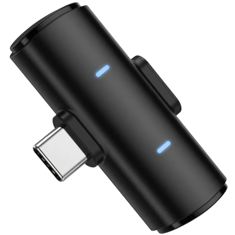 Kit Microfone Lapela Sem Fio USB-C com 2 Unidades - MDM - Instrumentos Musicais