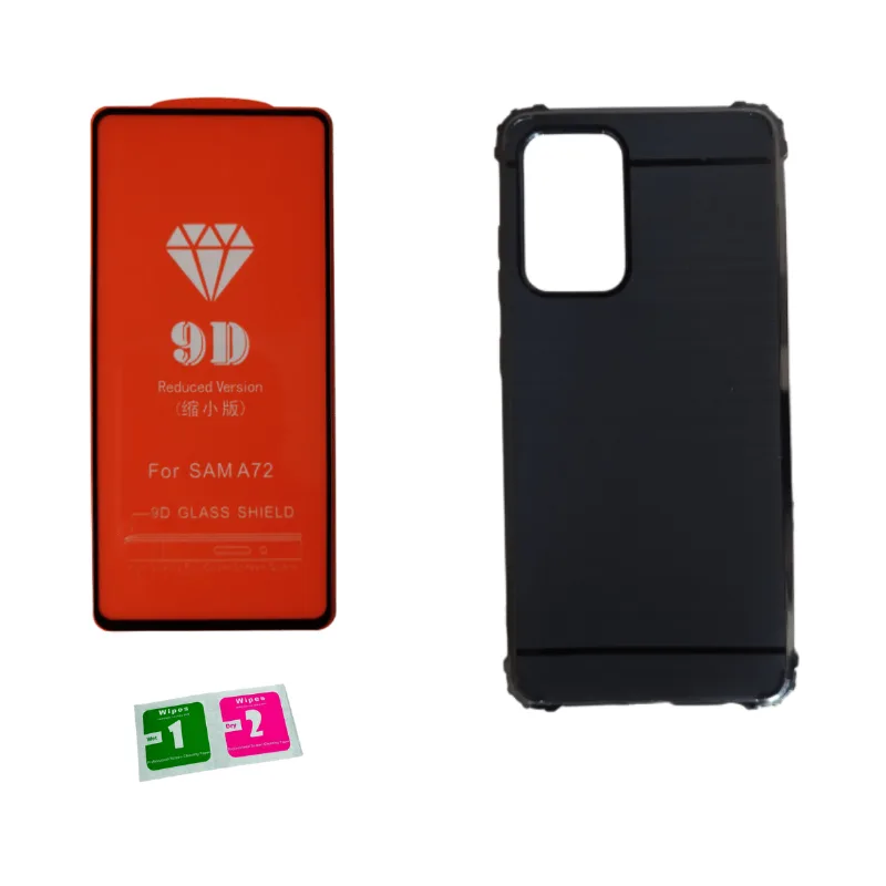Capa Case Anti Impacto + Pelicula D Vidro Samsung Galaxy A72