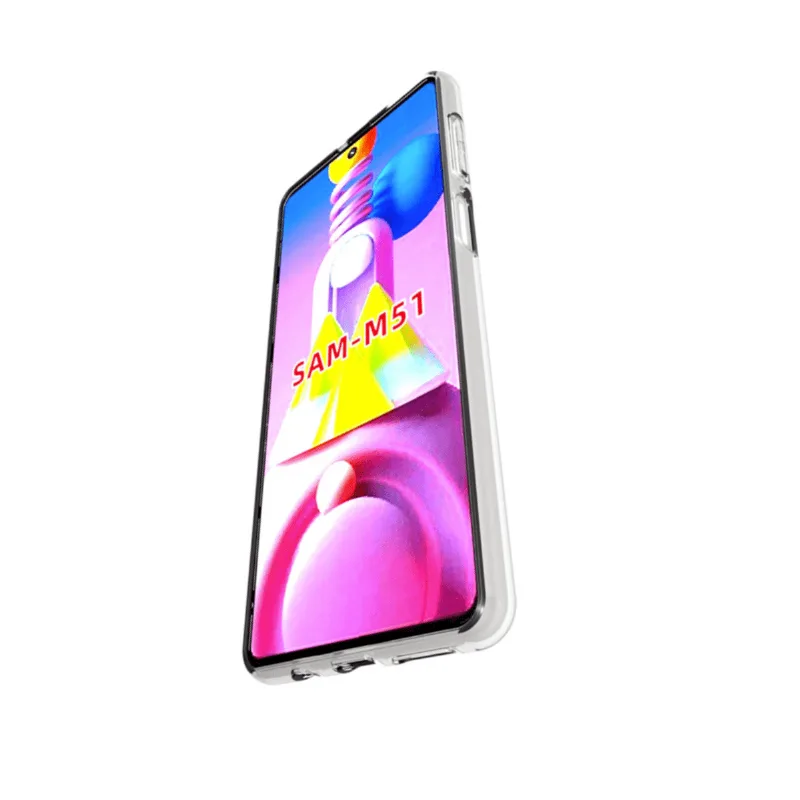 Capa Capinha Case Galaxy M51 Silicone Aveludado Tela 6.7