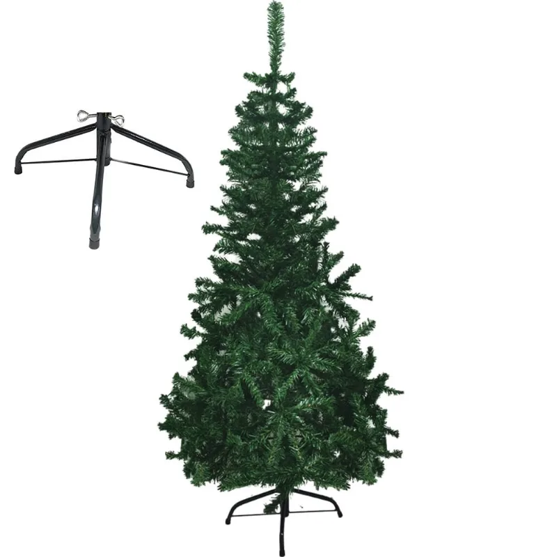 Arvore de Natal 1 Metro e 50 cm Pinheiro Verde Natalino 346 Galhos Decoraçao