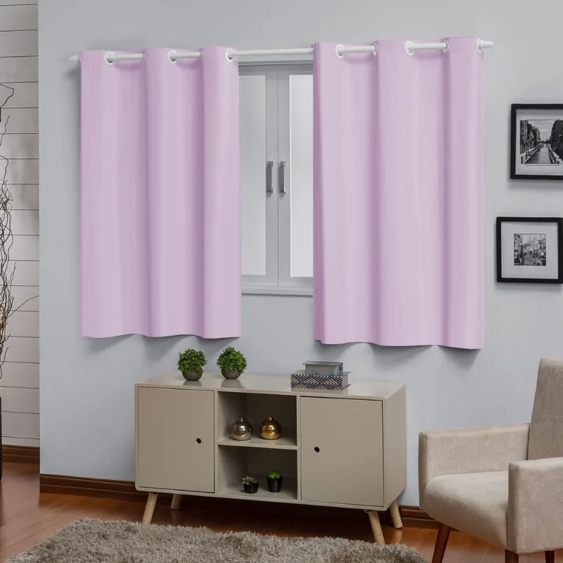 Cortina Blackout 2,20mx1,30m Várias Cores para Decoração pvc