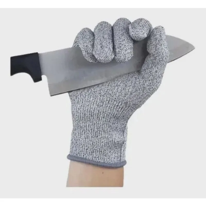 2 Luvas Proteção Anti-corte Facas Profissional Resistente Segurança Culinária Fibra de Vidro Proteção Par de Luvas