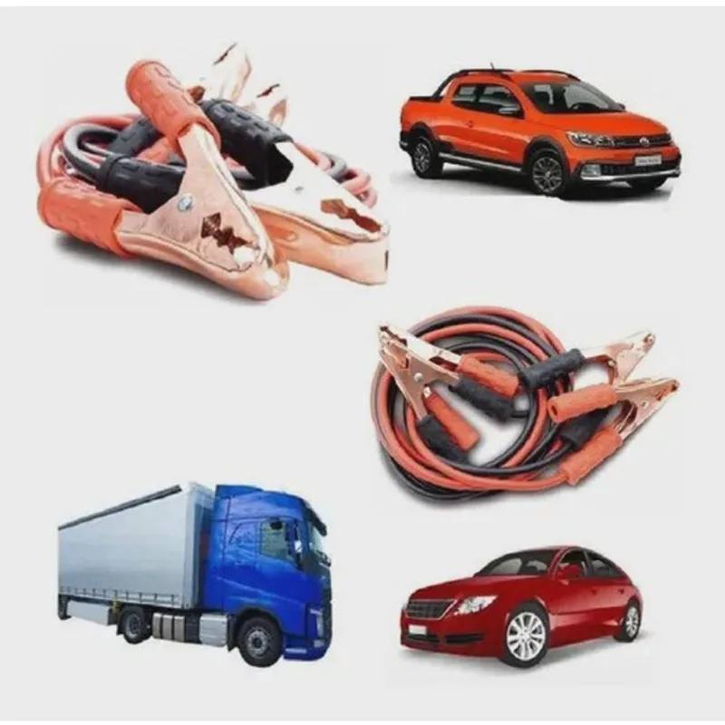 Cabo de Chupeta Transmissão Bateria 800 Amperes 3 Metros Carro Caminhão Moto Veículos leves Pesado nf
