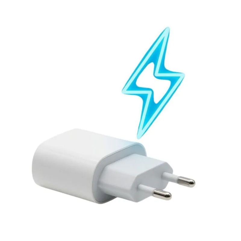 Carregador De Tomada Mdm Usb-c Power Delivery Rápido Branco Com Cabos Tipo C E Lightning