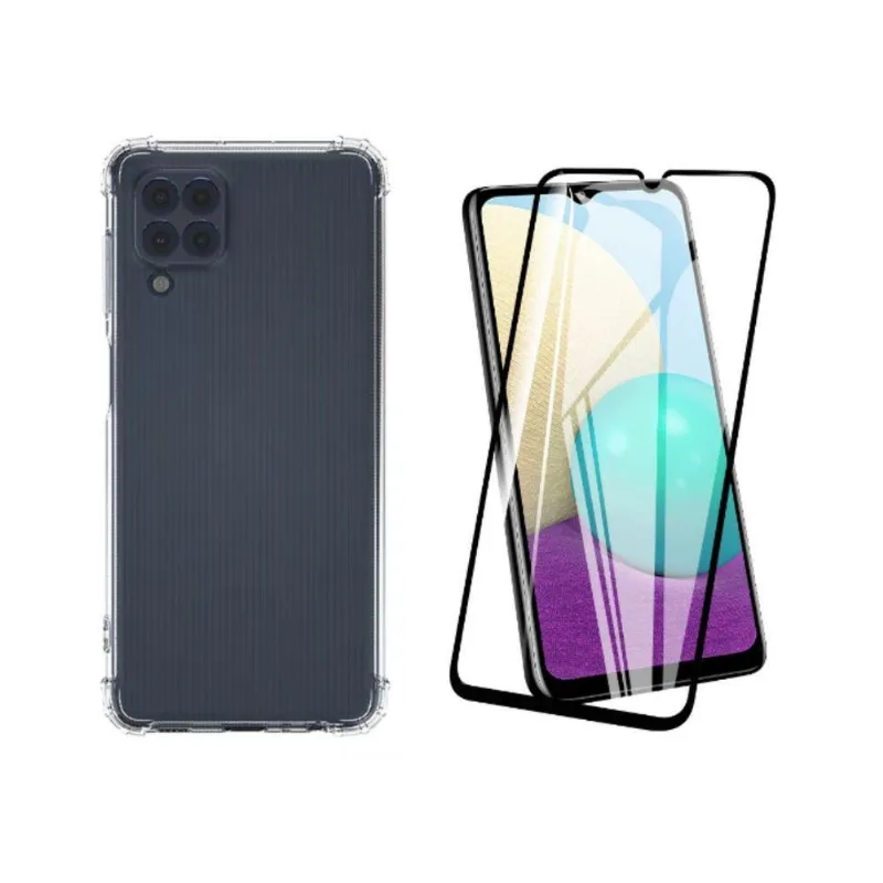 Kit Capa Anti Impacto + Pelicula 3D Para Galaxy M62 Tela 6.7