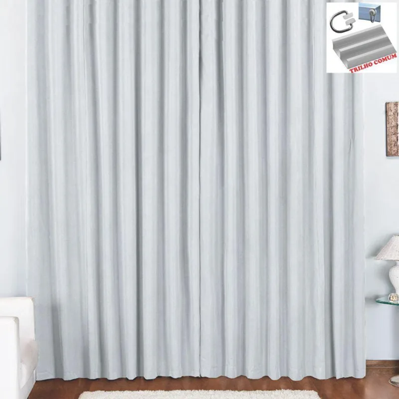 Cortina Tóquio Oxford 2,00M X 1,70M Branca