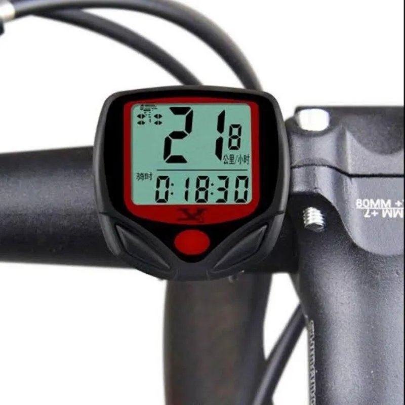 Velocímetro Bicicleta Com 15 Funções Bike Computer Sb 318
