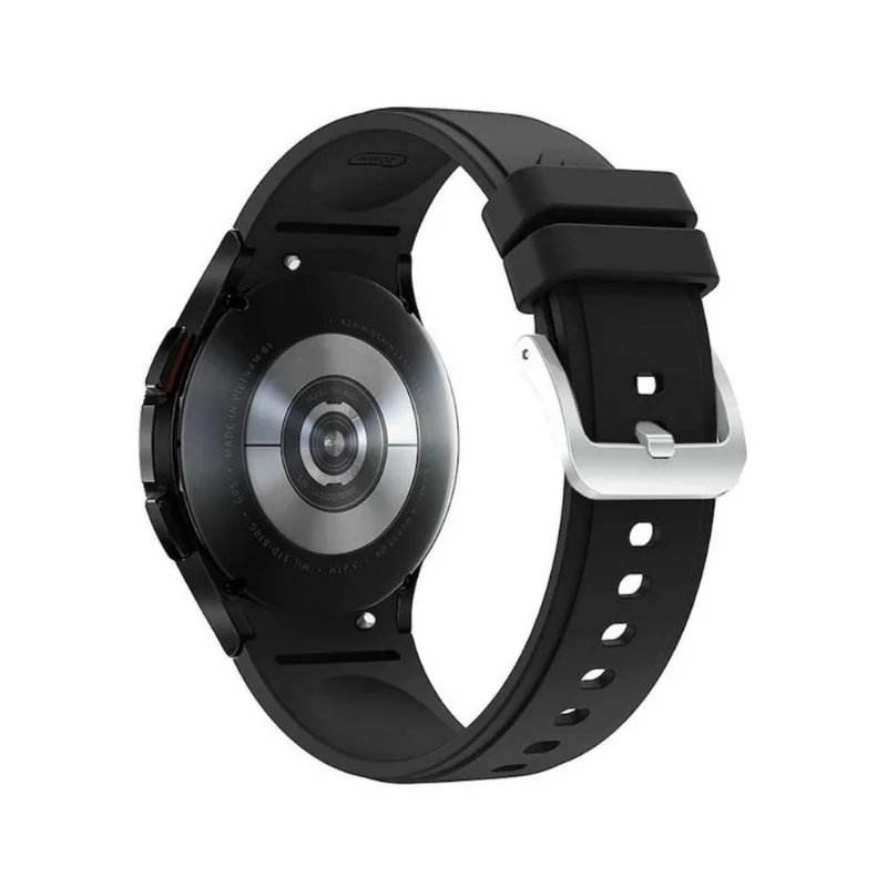 Pulseira Lisa Preta Comfort Line SAM Watch 5 Slim