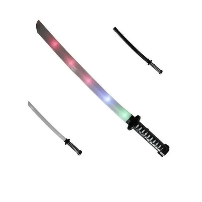 Espada Ninja Samurai Som E Luz Sensor De Movimento + Pilhas