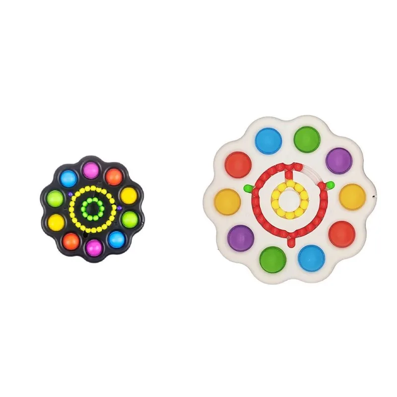Spinner Pop It Fidget Bubble Magic Dish Sensorial