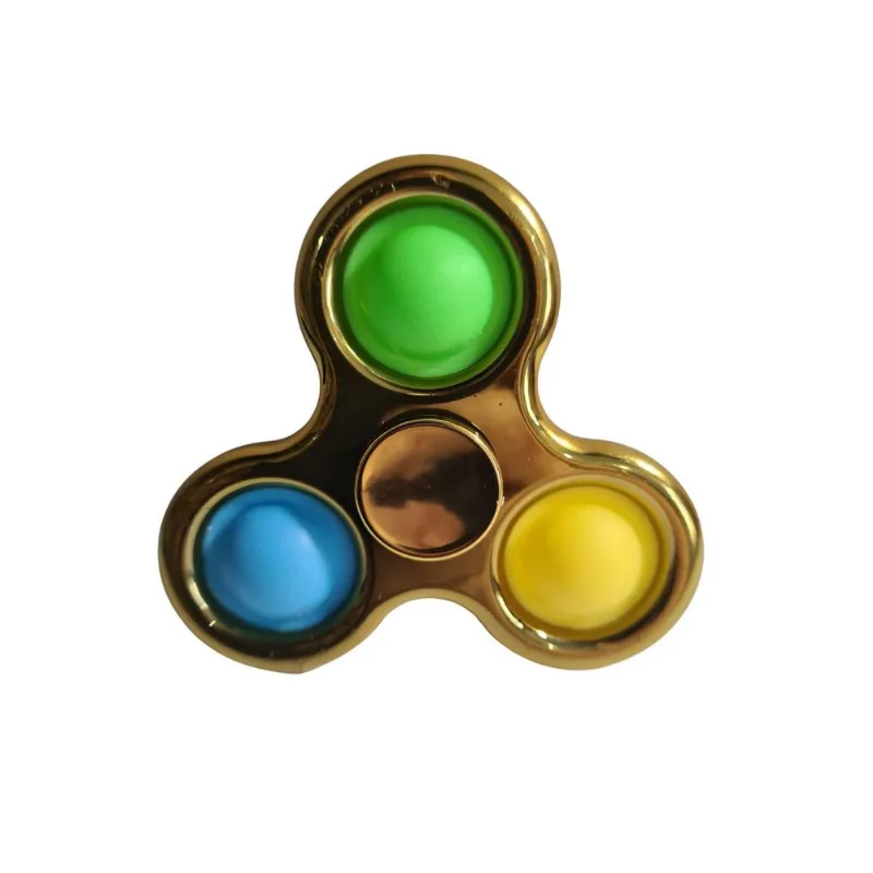 Spinner Pop It Sensorial Anti Stress Fidget Push Bubble