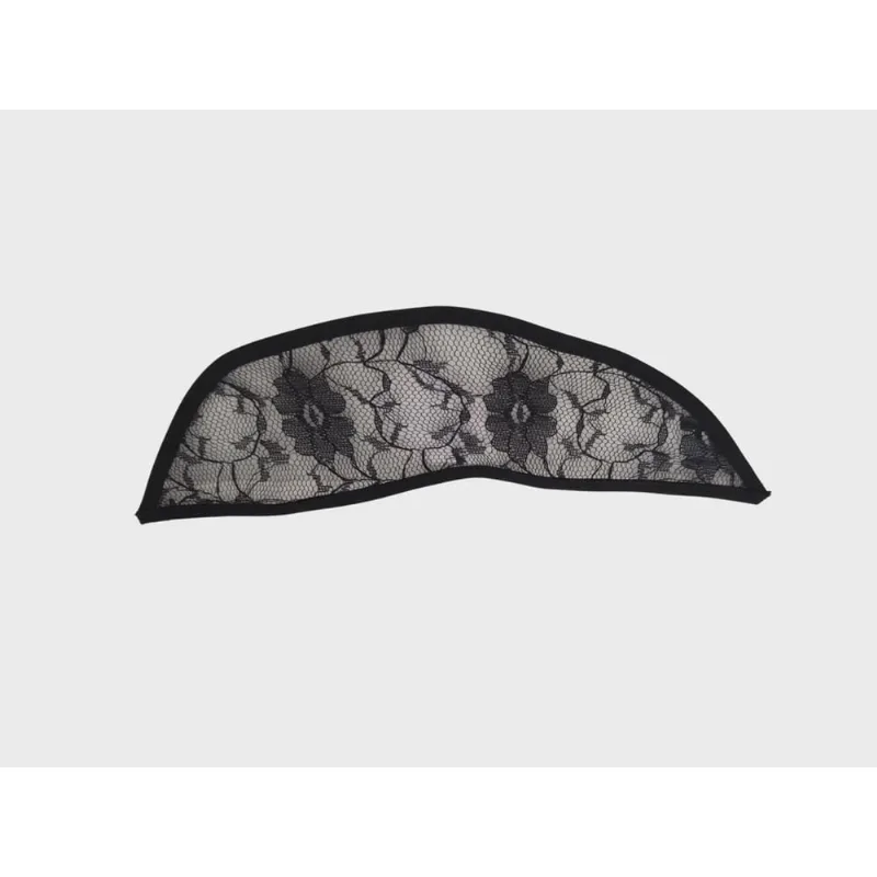 Tela Base Renda Para Confecção/ Fabricação De Aplique Tic Tac preto