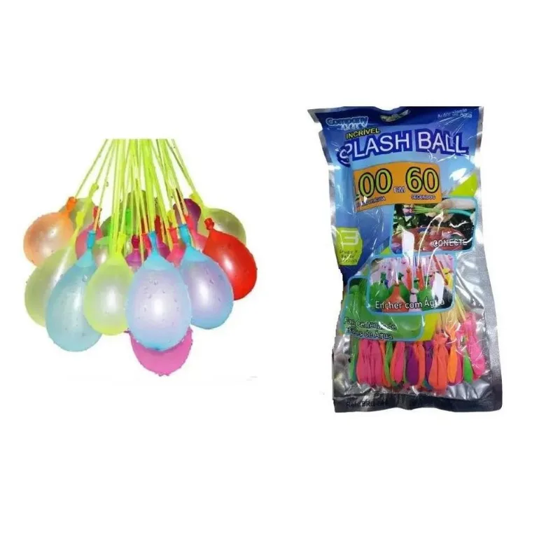 Bexigas Balão Para Encher De Água 100 Unidades Splash Ball