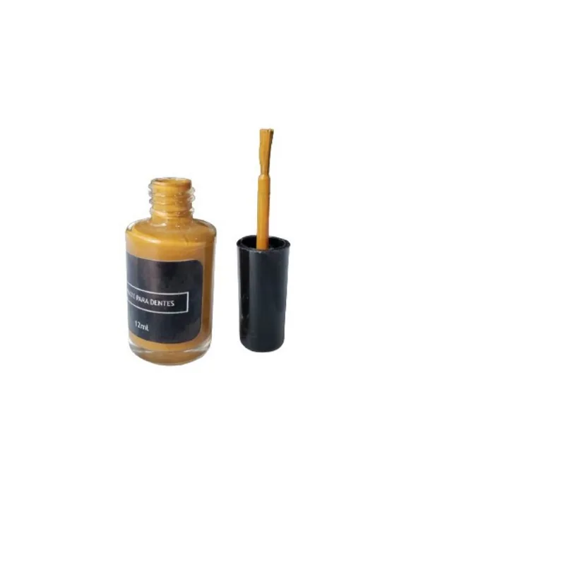 Esmalte p/ Dentes - Cor Nicotina (sujo) - Maquiagem 12ml