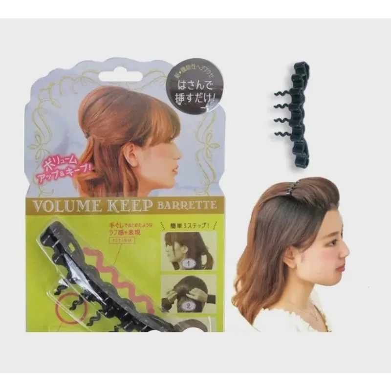 1 unidade Acessório Pente Preto Volume para Cabelo