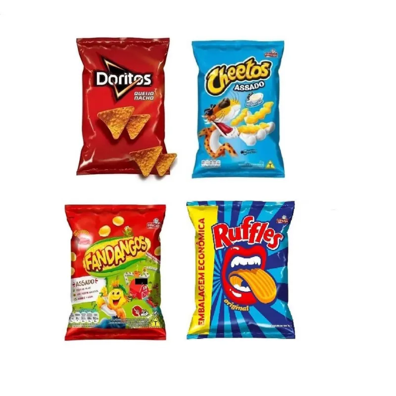 Elma Chips Cheetos + Ruffles + Doritos + Fandangos 80Un Total
